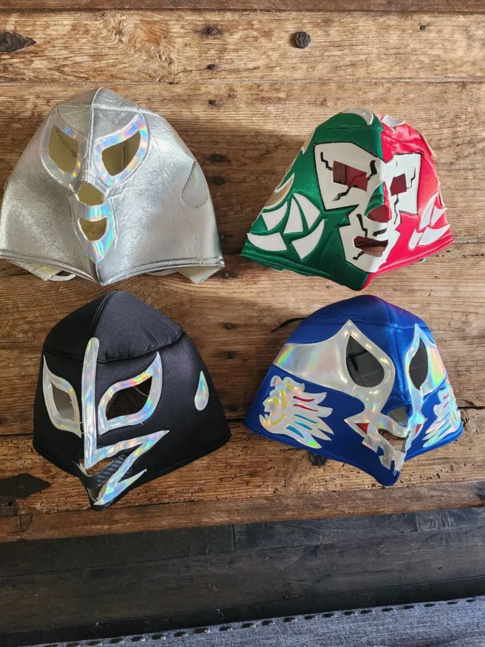 4 Pack Luchador Masks – New Never Used Costume Masks